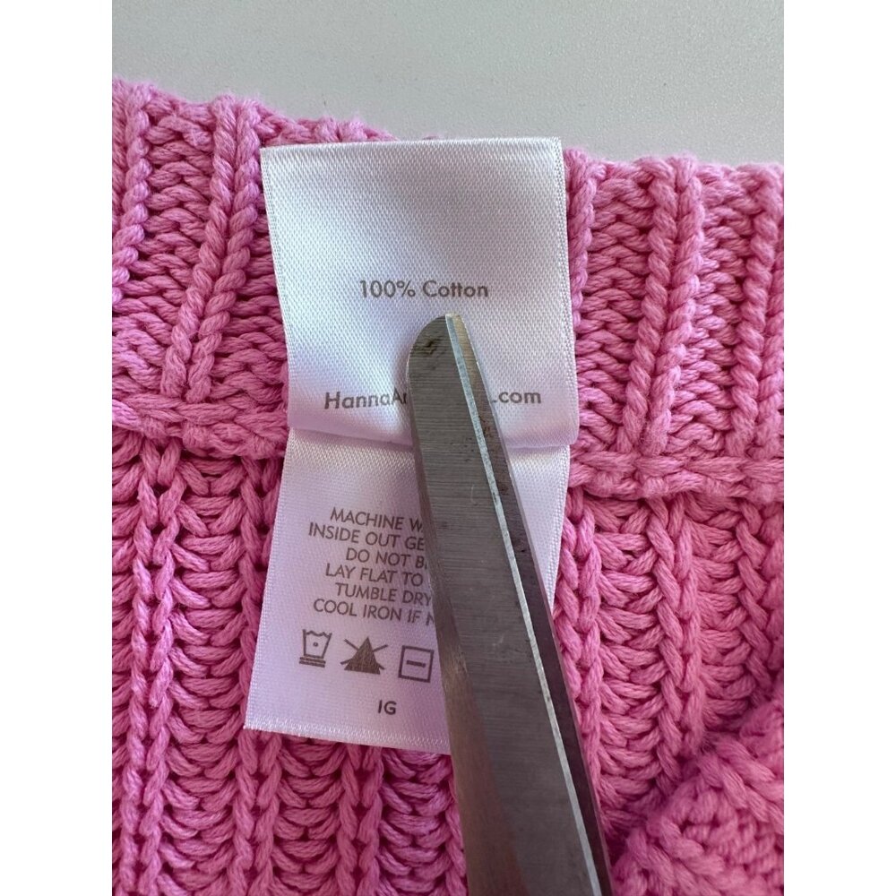 Hanna Andersson Pink Ribbed Button Cardigan - Picture 3 of 7